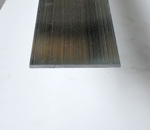 Plat aluminium 100mm x 10 mm non traité , brut pour construction